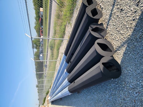 Lot of Five (5) Station Structure Bus Support